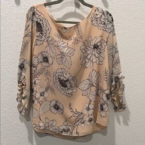 Calvin Klein Pink Floral Blouse